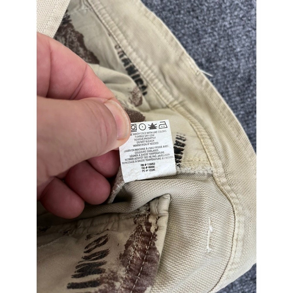 Gramicci Mens Beige Outdoor Casual Straight Leg Cargo Pants Cotton Size 38 - Picture 5 of 12